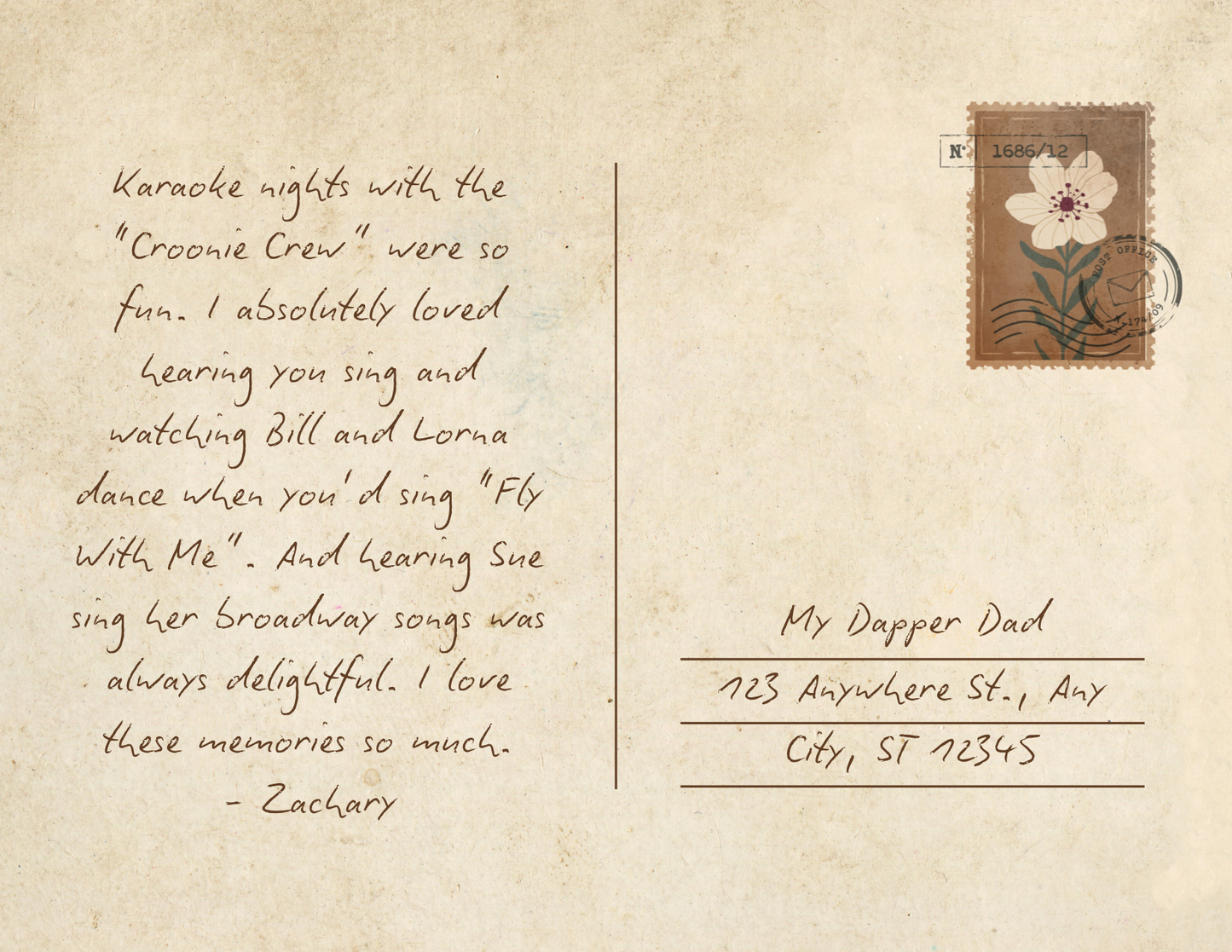 The Adoration Package - Send 12 Custom Postcards To Your Loved One