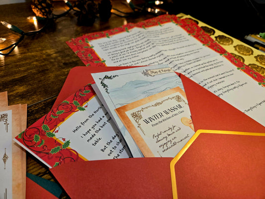 The Kringle Capers Letter Series - Personalized Weekly Christmas Letters from an Elf - One Per Week Until Christmas!